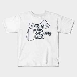 Cup Of Tea Kids T-Shirt